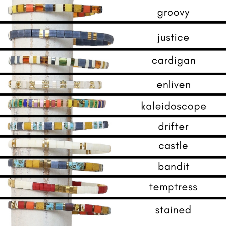 TERRACOTTA TRAIL - Tila Bead Bracelets