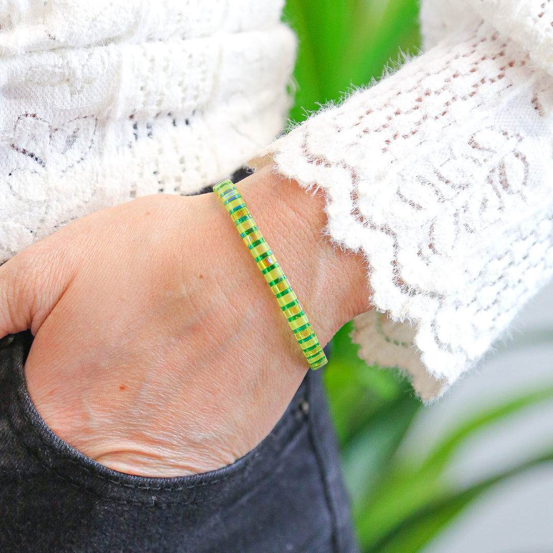 WATERMELON - Tila Bead Bracelet | Single