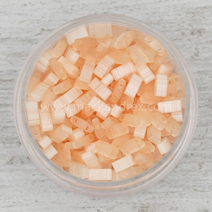 PEACH - Miyuki Half Tila Beads | HTL2552 | VIP (SPREADSHEET) - Mack & Rex