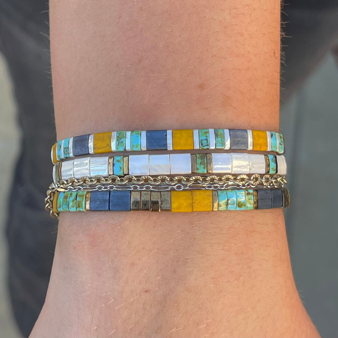 INDIE - Tila Bead Bracelet Stack - Mack & Rex