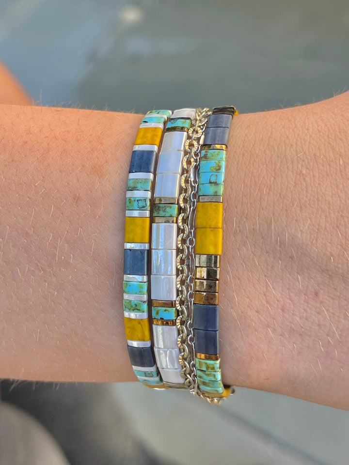 INDIE - Tila Bead Bracelet Stack - Mack & Rex